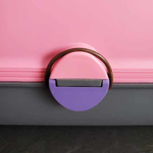 Caboodles Makeup Caboodles Pink Gray Purple Makeup Train Travel